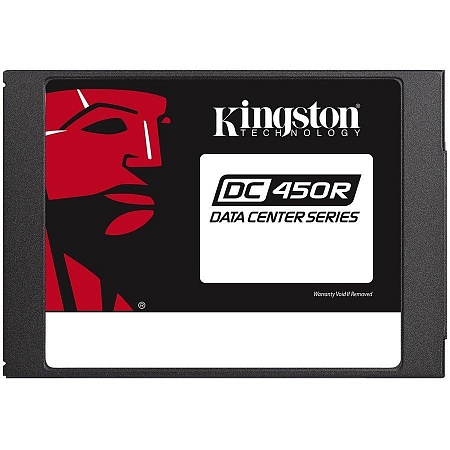 Твердотельный накопитель Kingston. Kingston SSD DC450R, 7680GB, 2.5" 7mm, SATA3, 3D TLC, R/W 560/504MB/s, IOPs 99 000/19 000, TBW 5063, DWPD 0.3 (5 лет)