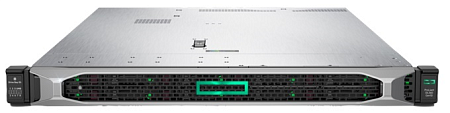 Сервер HPE DL360 Gen10, 1(up2)x 4210R Xeon-S 10C 2.4GHz, 1x16GB-R DDR4, P408i-a/2GB (RAID 1+0/5/5+0/6/6+0/1+0 ADM) noHDD (8/10+1 SFF 2.5" HP) 1x500W (up2), 4x1Gb/s 366FLR, noDVD, iLO5, Rack1U, 3-3-3