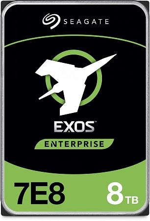 Жесткий диск Seagate. HDD Seagate SATA 8Tb Enterprise Exos 7E8 4Kn sector 7200 6Gb/s 256Mb 2 year ocs