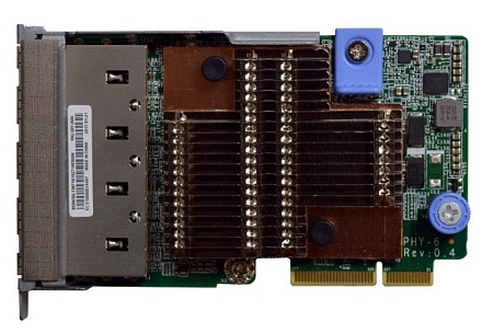 Плата расширения Lenovo  TCh ThinkSystem 10Gb 4-port Base-T LOM (SR860/SR850/SR9590/SR650/SR630) (незначительное повреждение коробки)