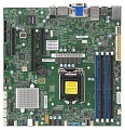 Плата материнская SuperMicro X11SCZ-F,Micro ATX,Coffeelake PCH C246,LGA1151,1 PCIEx4