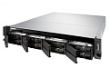 Сетевое хранилище без дисков QNAP. SMB QNAP TS-863XU-RP-4G  NAS, 8-tray w/o HDD, Quad-core 64-bit AMD 2.0GHz, 4GB DDR3L (1x4GB ) up to 16GB (2x8GB ),1x 10G LAN RJ45, 4x1GbE LAN, 2U Rackmount, 2x250W PSU.  W/o rail kit RAIL-B02