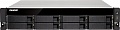 Сетевое хранилище без дисков QNAP. SMB QNAP TS-863XU-RP-4G  NAS, 8-tray w/o HDD, Quad-core 64-bit AMD 2.0GHz, 4GB DDR3L (1x4GB ) up to 16GB (2x8GB ),1x 10G LAN RJ45, 4x1GbE LAN, 2U Rackmount, 2x250W PSU.  W/o rail kit RAIL-B02