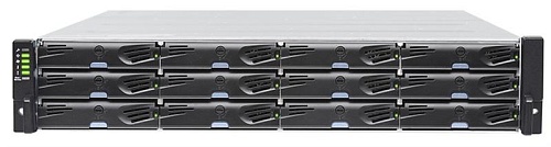 Система хранения данных Infortrend EonStor DS1000 Gen2 2U/12bay/Dual controller 2x12Gb SAS EXP/8x1G iSCSI + 2x host board slot(s)/2x2GB/2x(PSU+FAN)/2x (Super capacitor+Flash)/12xdrive tray (существенное повреждение коробки)
