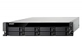 Сетевое хранилище без дисков QNAP. SMB QNAP TS-863XU-RP-4G  NAS, 8-tray w/o HDD, Quad-core 64-bit AMD 2.0GHz, 4GB DDR3L (1x4GB ) up to 16GB (2x8GB ),1x 10G LAN RJ45, 4x1GbE LAN, 2U Rackmount, 2x250W PSU.  W/o rail kit RAIL-B02