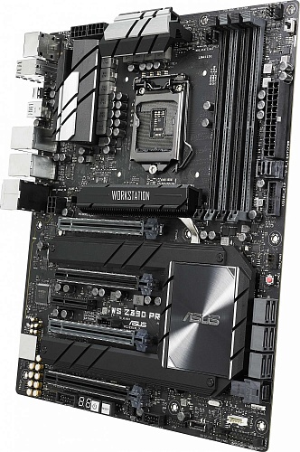 Материнская Плата Asus WS Z390 PRO Soc-1151 Intel Z390 ATX 4xDDR4 6xSATA3 SATA RAID i210AT/219LM 2хGgbEth Ret