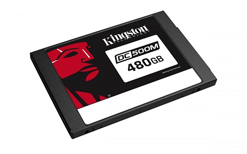 Твердотельный накопитель Kingston. Kingston SSD DC500M, 480GB, 2.5&amp;quot; 7mm, SATA3, 3D TLC, R/W 555/520MB/s, IOPs 98 000/58 000, TBW 1139, DWPD 1.3 (5 лет)